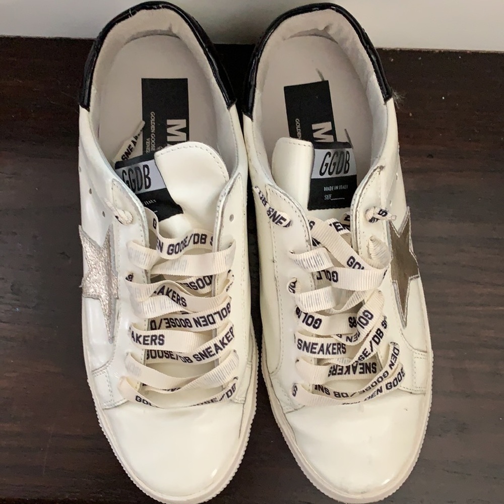 GOLDEN GOOSE MAY SNEAKERS SIZE 39 - Picture 6 of 7